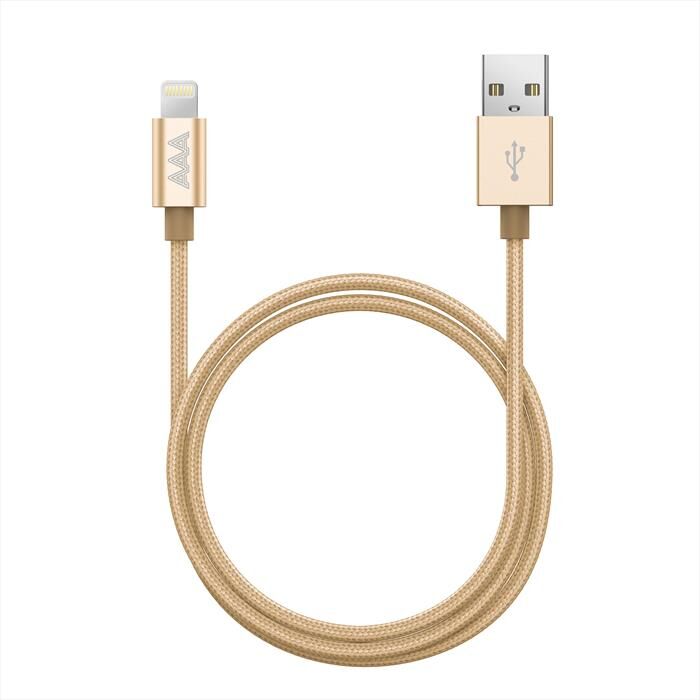 AAAMAZE Aluminum Lightning Cable 1m-gold