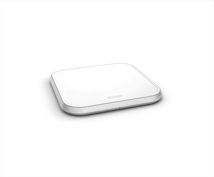 ZENS Tappetino Di Ricarica Wireless 10w Alluminio-bianco