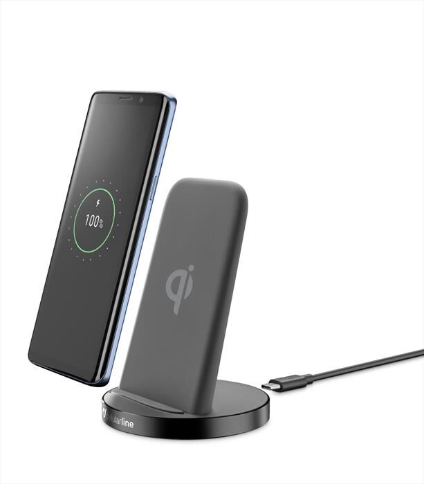 Cellular Line Wirelestand10wtyck Carica Batterie-nero