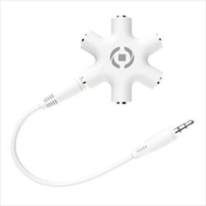 CELLY Mix5linein35wh Mix 5 Input Jack 3.5mm-bianco