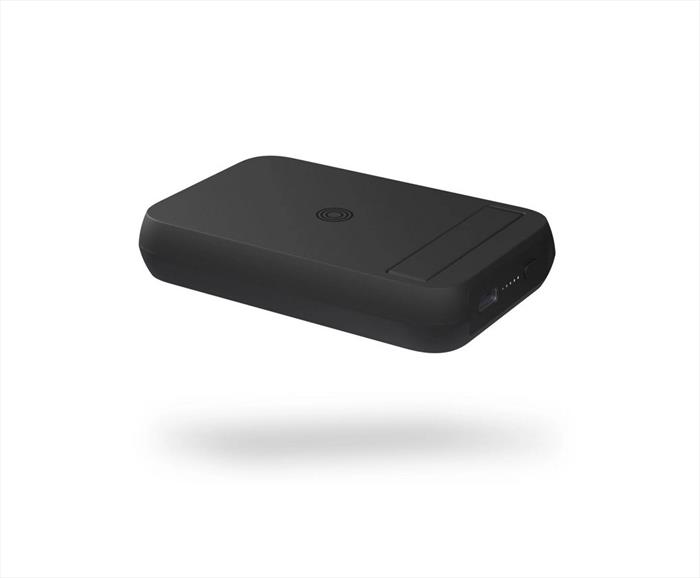 ZENS Magnetic Powerbank Wireless+kickstand+receiver-black