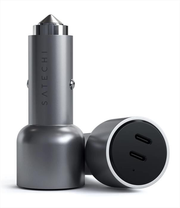 SATECHI Caricabatteria Da Auto Da 40 W Doppio Usb-c