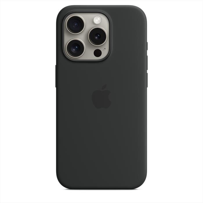 Apple Custodia Magsafe Silicone iPhone 15 Pro-nero