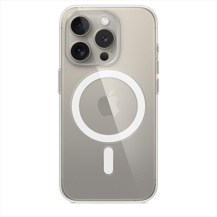 Apple iPhone 15 Pro Clear Case Con Magsafe-trasparente