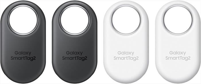 Samsung Localizzatore Bluetooth Galaxy Smarttag2 (4 Pezzi)-nero/bianco