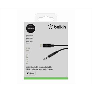 Belkin Cavo Aux Da Lightning A Audio Jack 3.5mm-nero