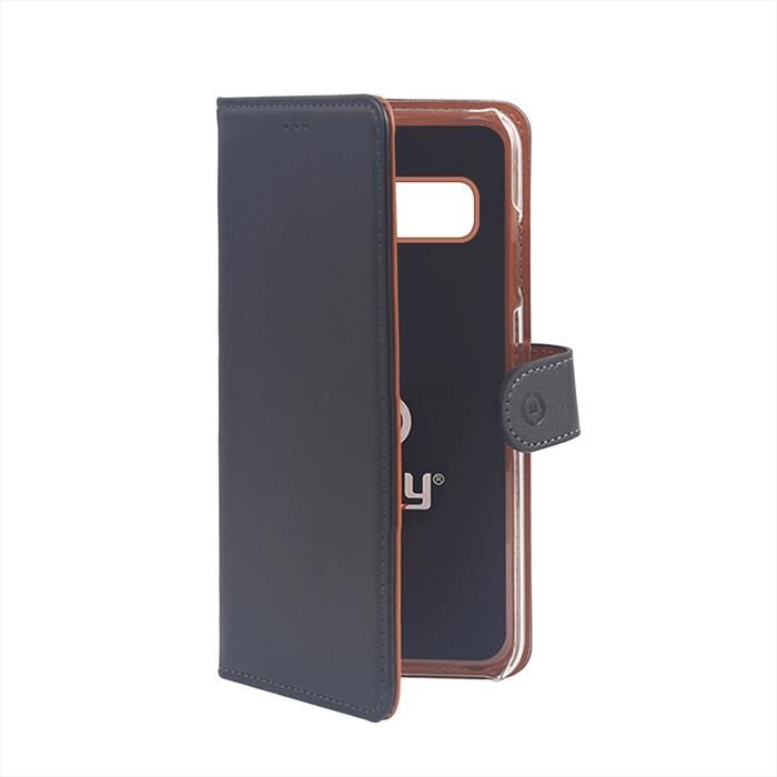 CELLY Wally891 Wally Case Galaxy S10+-nero/similpelle