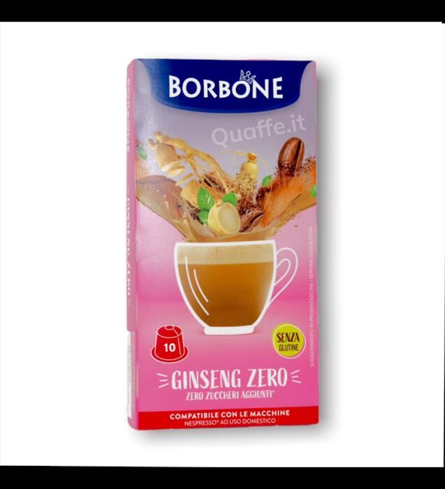 CAFFE BORBONE Nespresso Ginseng Zero 10pz-multicolore