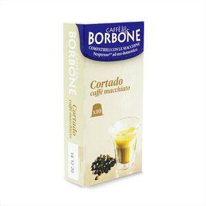 CAFFE BORBONE Cortado Caffè Macchiato Comp. Nespresso 10 Pz