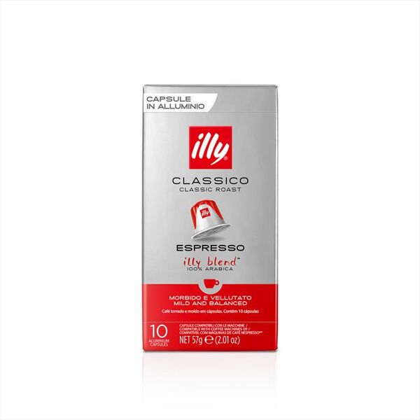 illy 10 capsule compatibili nespresso classico