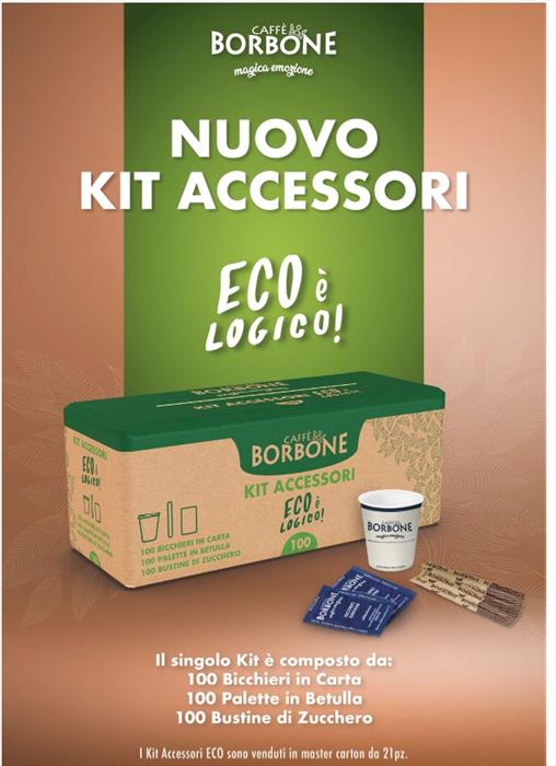 caffe borbone kit accessori ecologico