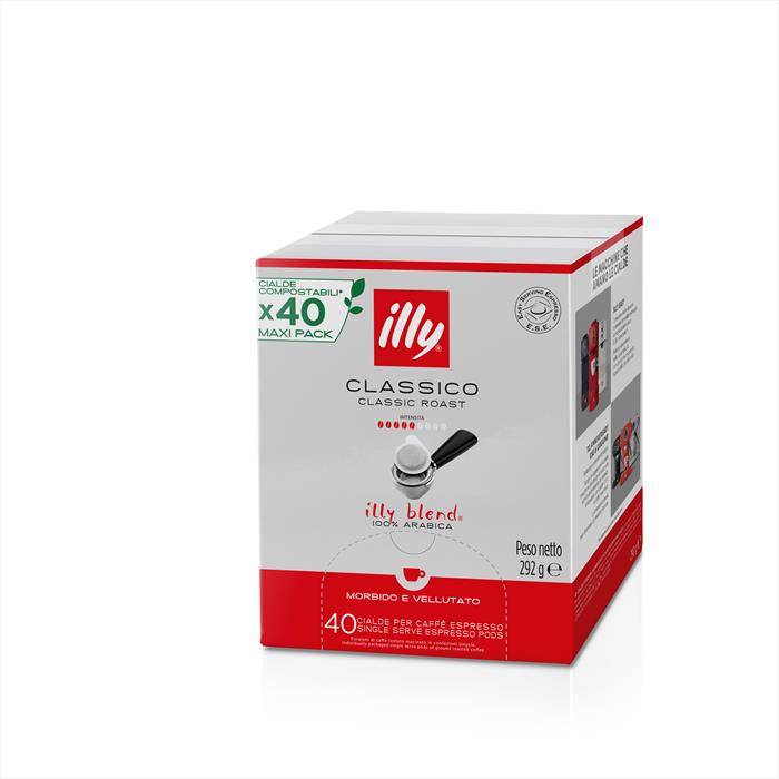 illy 40 cialde caffè monodose e.s.e. classico