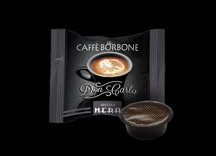 CAFFE BORBONE Don Carlo Nero Comp. Lavazza A Modo Mio 50 Caps -