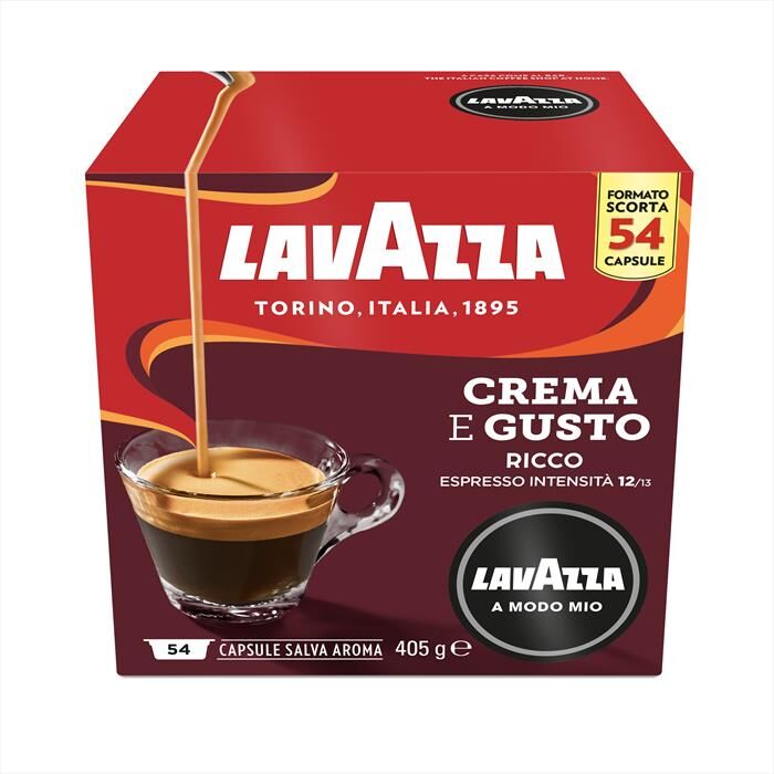 LAVAZZA Crema E Gusto Ricco A Modo Mio 54 Caps