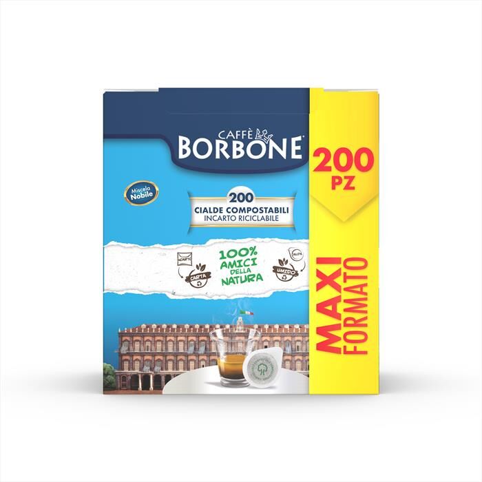 CAFFE BORBONE Cialde Miscela Nobile 44bblunobile 200 Pezzi