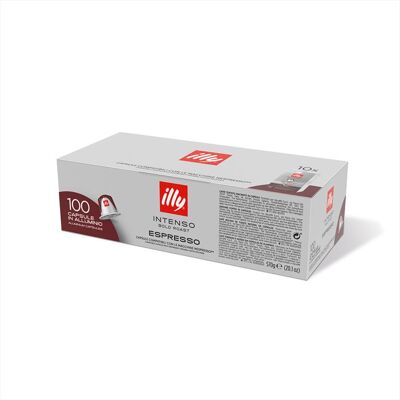 ILLY 100 Capsule Compatibili Nespresso Intenso ILLY 100 Capsule Compatibili Nespresso Intenso