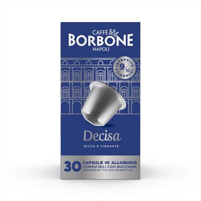 CAFFE BORBONE Nespresso Alluminio Decisa 30 Pz, N.d CAFFE BORBONE Nespresso Alluminio Decisa 30 Pz, N.d