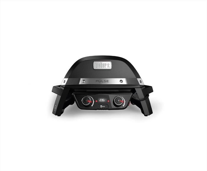 weber pulse 2000 black barbecue elettrico-nero