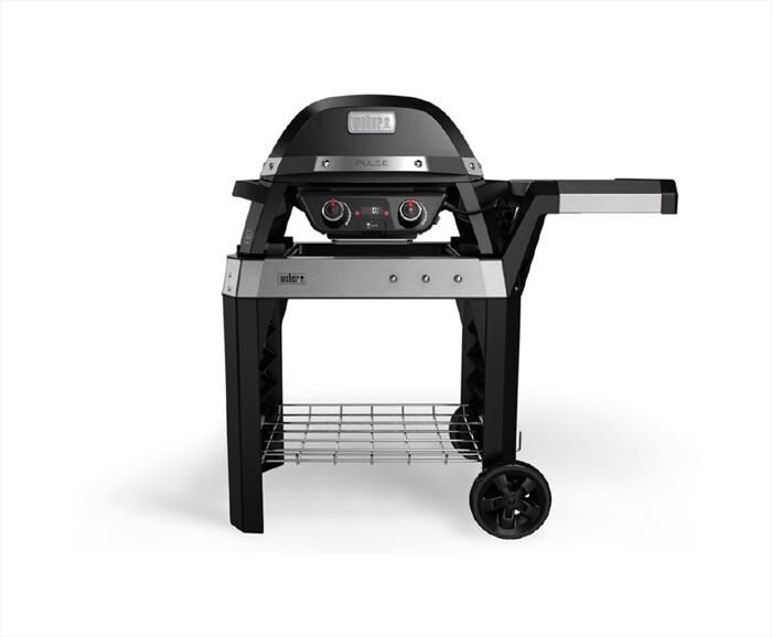 weber pulse 2000 black barbecue elettrico-nero