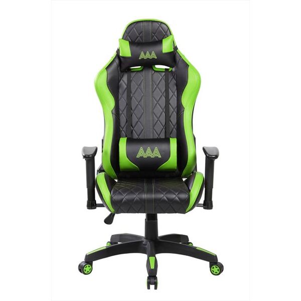 aaamaze sedia gaming gt1-black/green