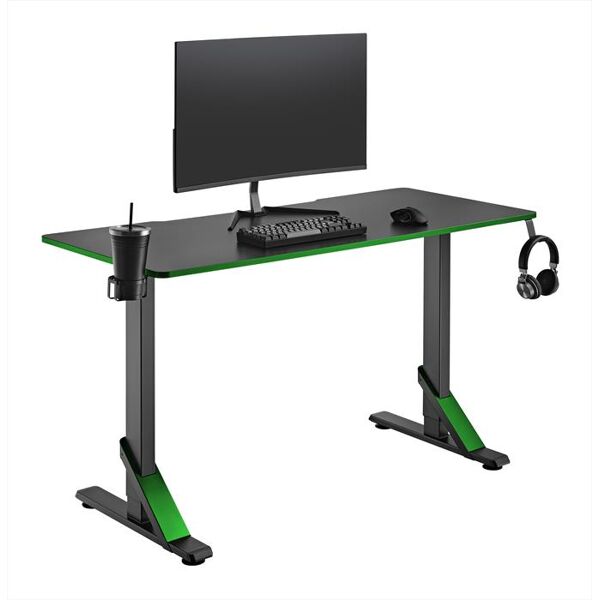 aaamaze scrivania gaming desk con altezza regolabile-nero