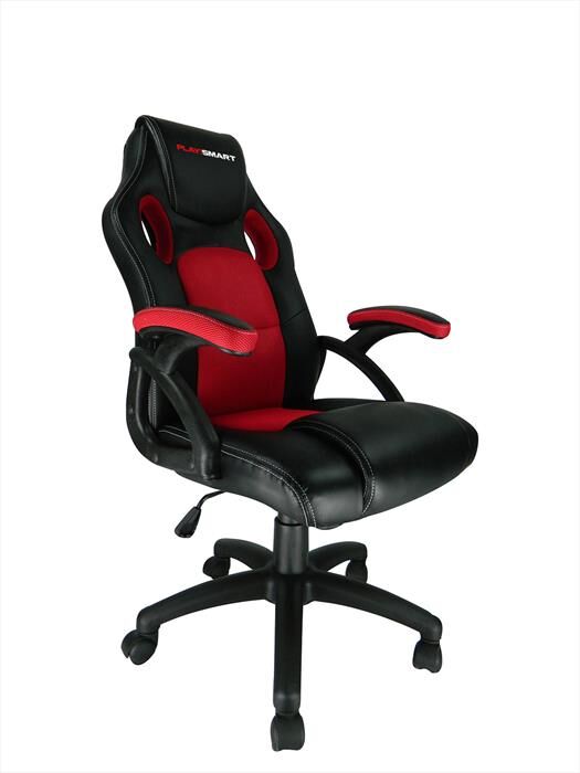 go!smart sedia gaming playsmart superior pc chair-red