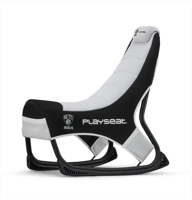 playseat sedile da corsa champ nba edition brooklyn nets-bianco/nero