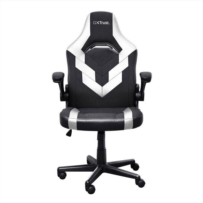 trust sedia gaming gxt703w riye gaming chair-white