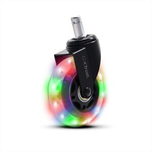 Trust Rotelle Per Sedia In Gel Led Gxt701-black/led Trust Rotelle Per Sedia In Gel Led Gxt701-black/led