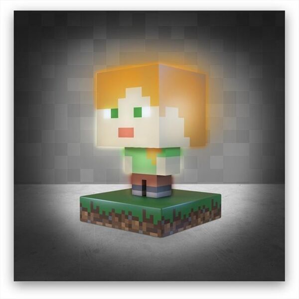 paladone icon light: alex minecraft