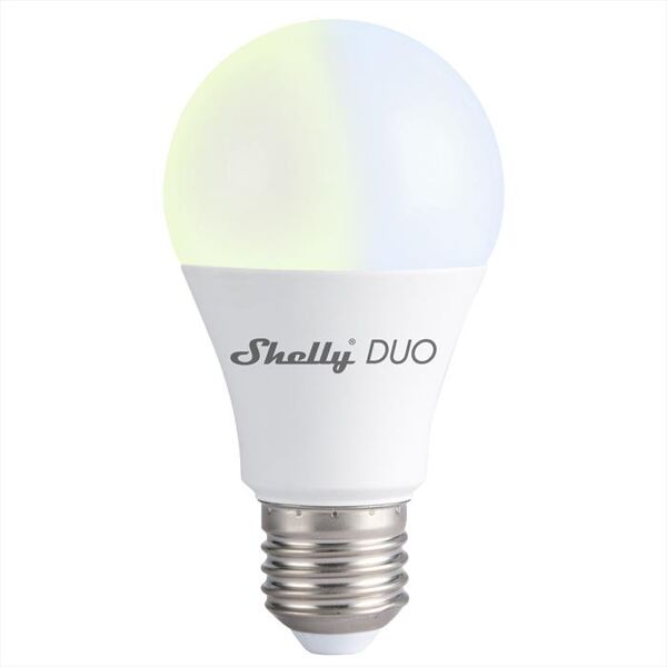 shelly lampada a led duo bianca e27