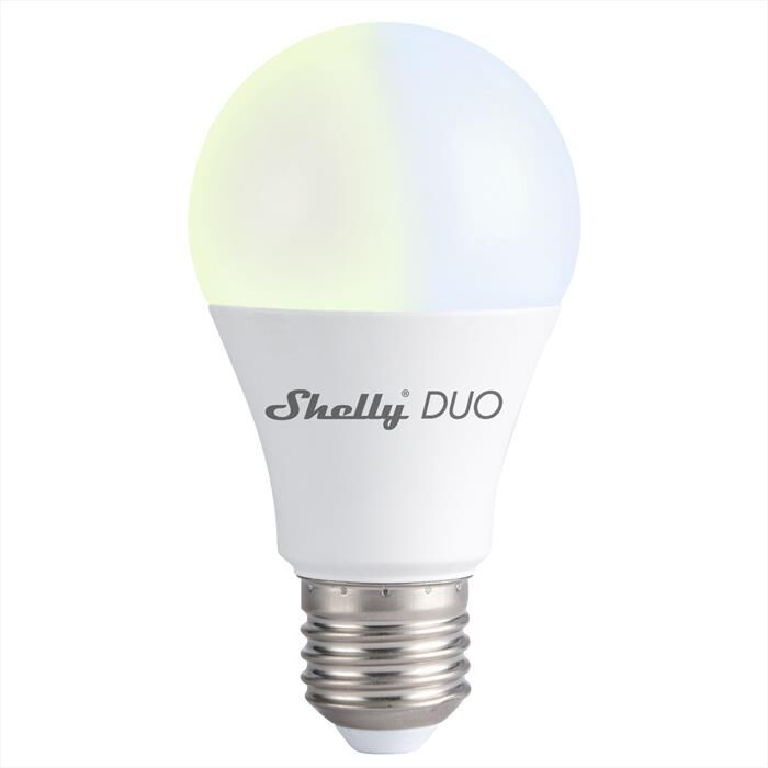 SHELLY Lampada A Led Duo Bianca E27