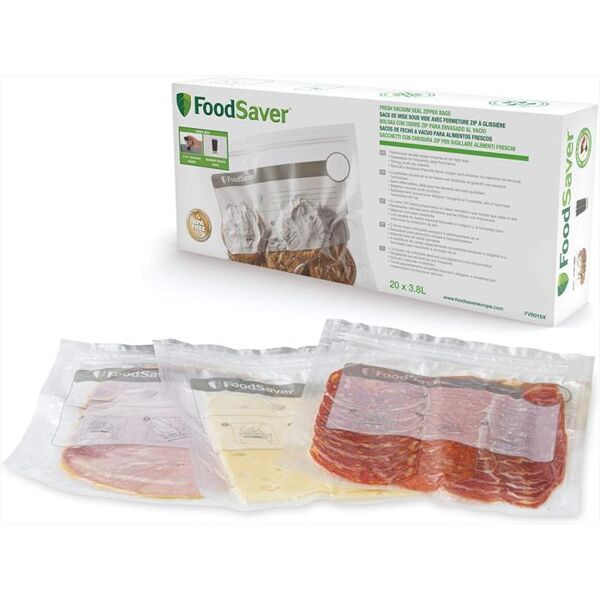 foodsaver 2o sacchetti 3.8l zip