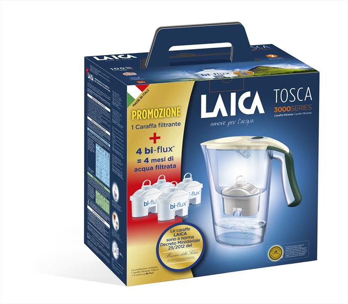 laica kit j9059a1 eco friendly serie 3000-crema / verde