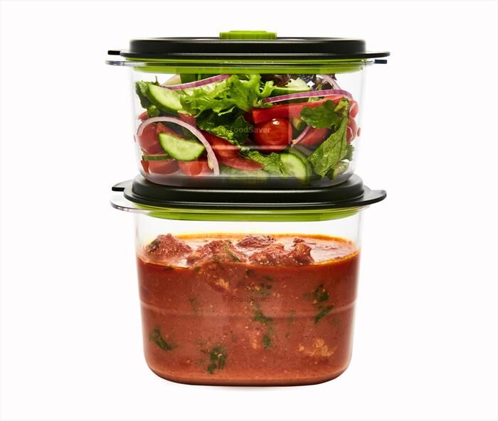 FOODSAVER 2 Contenitori Salva Freschezza 700ml-1.2l