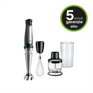 Braun Frullatore Ad Immersione Multiquick 7 Mq7025x-nero