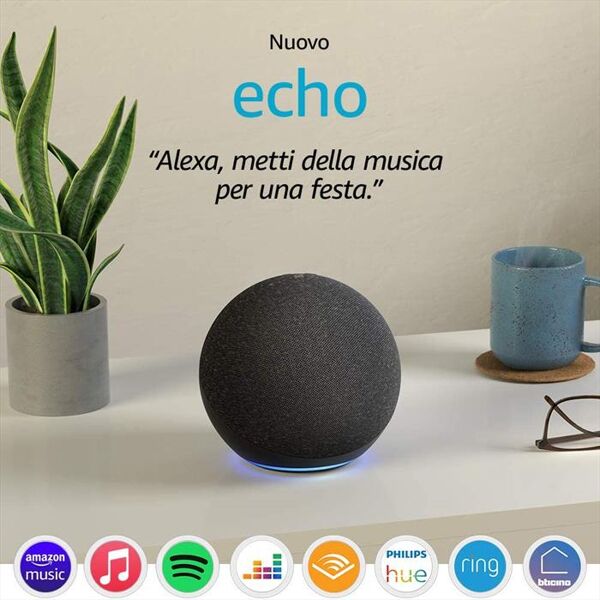 amazon echo 4^ generazione-nero