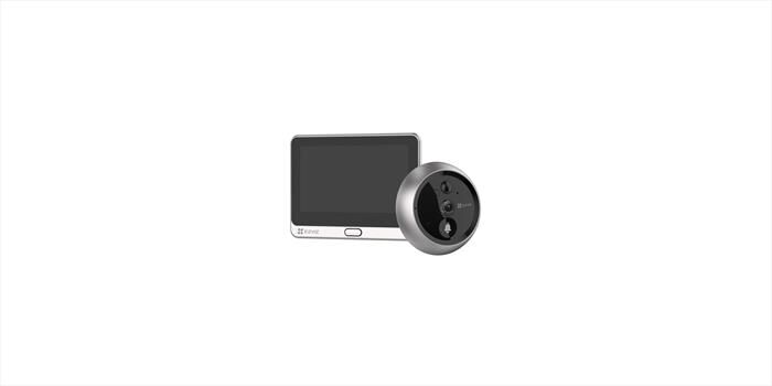 ezviz campanello con spioncino senza fili dp2c-silver