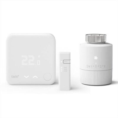 TADO Termostato Smart Kit V3+ E 1 Valvola Basic-bianco TADO Termostato Smart Kit V3+ E 1 Valvola Basic-bianco