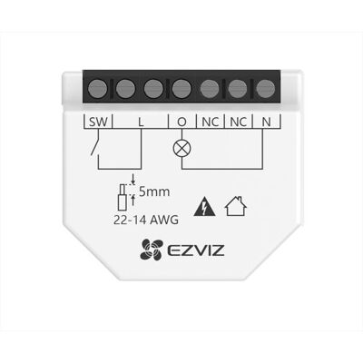 EZVIZ T35W Relè Wireless - Controllo Illuminazione Intelligente EZVIZ T35W Relè Wireless - Controllo Illuminazione Intelligente