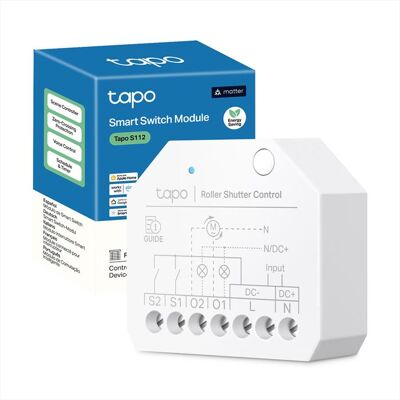 TP-Link - TAPO S112 - 2.4 GHz Wi‑Fi - Modulo interruttore intelligente TP-Link - TAPO S112 - 2.4 GHz Wi‑Fi - Modulo interruttore intelligente