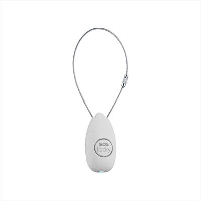 Tech Pop - Sos Locky - Bianco - Portatile - Allarme Tech Pop - Sos Locky - Bianco - Portatile - Allarme