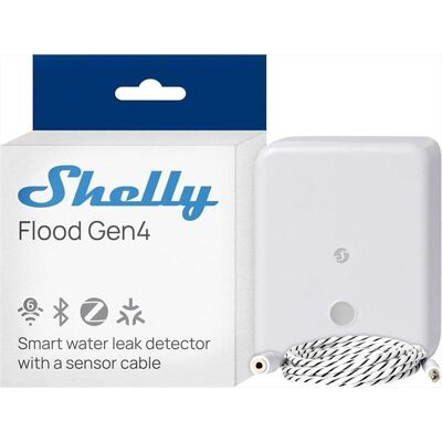 SHELLY Sensore Antiallagamento Flood Gen 4-bianco SHELLY Sensore Antiallagamento Flood Gen 4-bianco