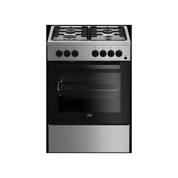 beko cucina a gas fse62110dx classe a-inox