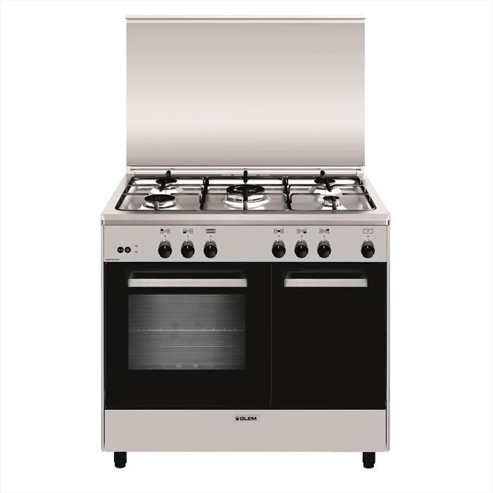 glem gas cucina a gas ar965gi classe a-inox