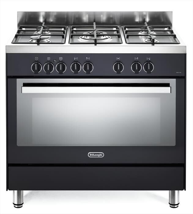 delonghi cucina a gas pma 96 ed classe a-antracite