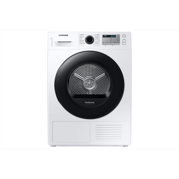 samsung asciugatrice dv80ta220ah/et 8 kg a+++-bianco oblò crystal shinyblack