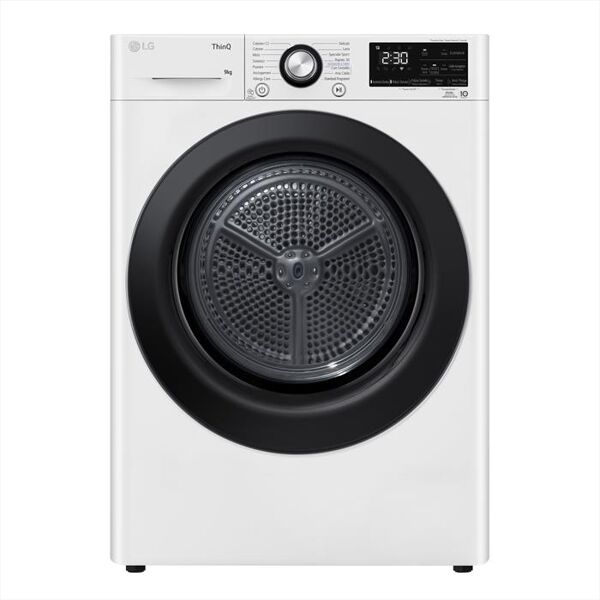 lg asciugatrice rh90v9avbn 9 kg classe a+++-bianca