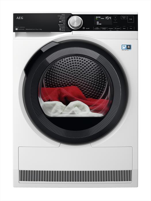 AEG Asciugatrice Tr9t94abs 9 Kg Classe A+++-bianco/oblò Nero