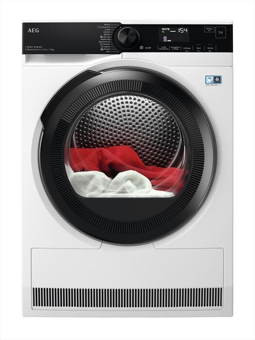 AEG Asciugatrice Tr9hg83b 8 Kg Classe A+++-bianco/oblò Nero